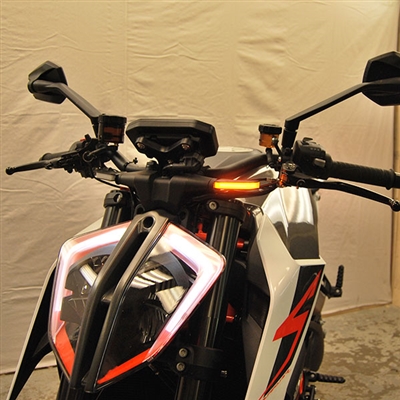 New Rage Cycles, LED-blinkers fram, KTM 1290 Superduke