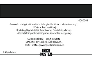 Presentkort 200kr