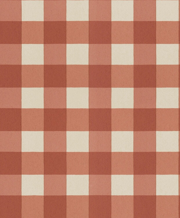 Tapetprov Picnic Brick red