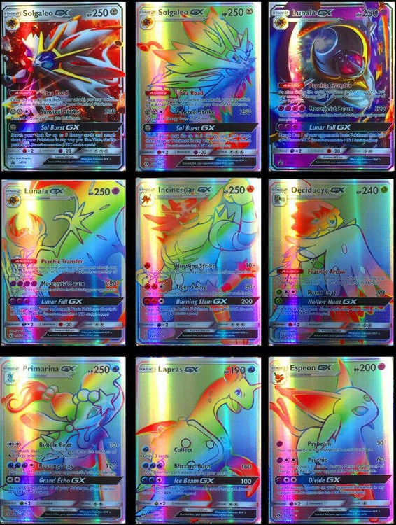 100 st Pokemon Kort (59 EX + 20 GX + 20 Mega + 1 Energy) - | Fynd24