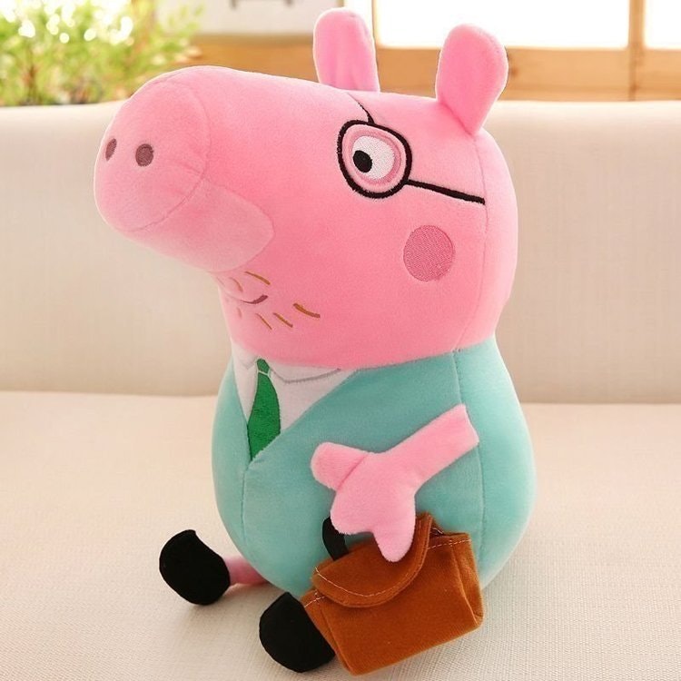 Greta Gris Peppa Pig Gosedjur Familj Set Deluxe