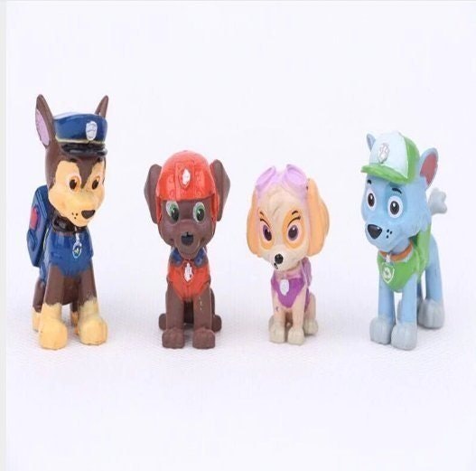 12 st Paw Patrol Deluxe Set Leksak Figurer