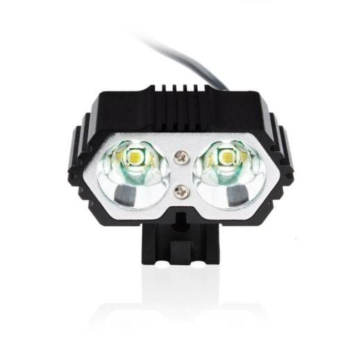 6000 Lumens 2 X CREE XM-L T6 LED USB Vattentät Lampcykel Cykellampa