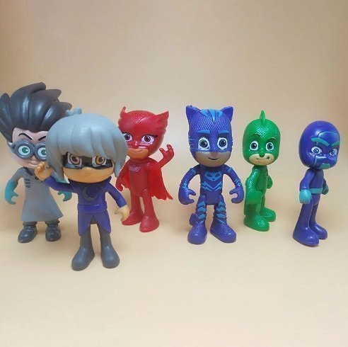 Pj Masks Pyjamashjältarna Figurer Leksaker Deluxe Catboy Owlette Gekko Romeo