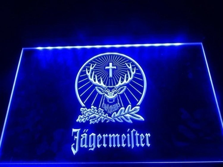 JÄGERMEISTER NEON LJUS PUB LIGHT SKYLT SIGN NR