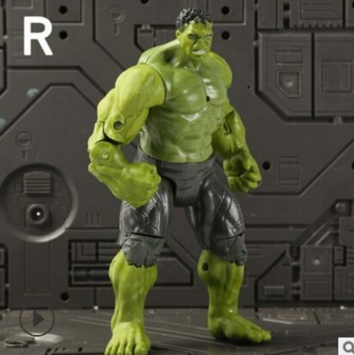 6 st Marvel Action Figurer Spiderman Iron Man Captain America Hulk mm  Deluxe 2019