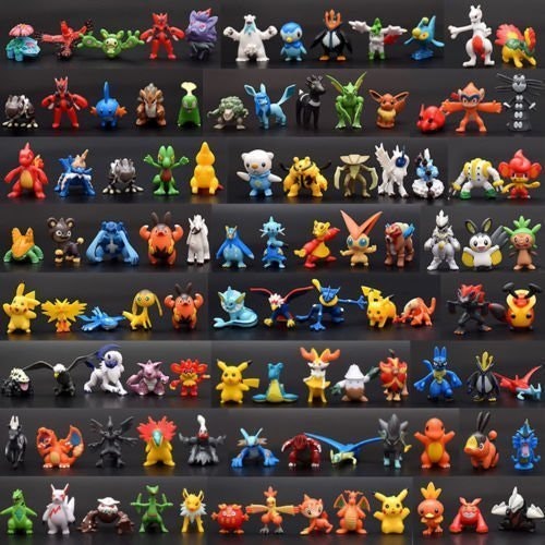 144 st Pokemon Figurer Deluxe Set