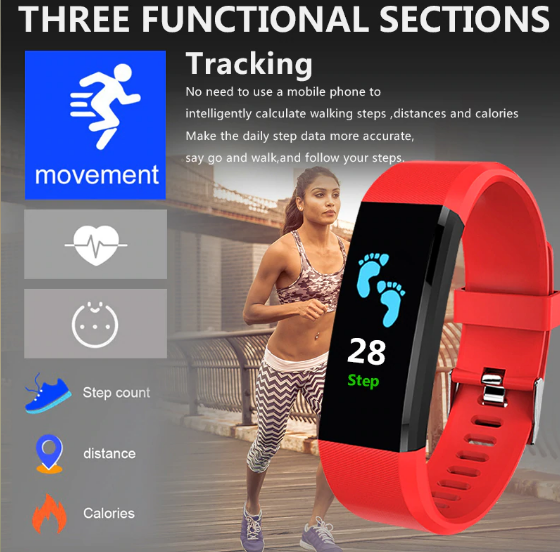 ZAPET Smartwatch Män Kvinnor Hjärtfrekvensmätare Blodtryck Fitness Tracker Smartwatch Sportklocka för ios android + BOX 2020