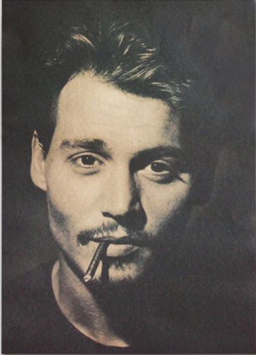 Johnny Depp poster vintage affisch wallpaper tapet