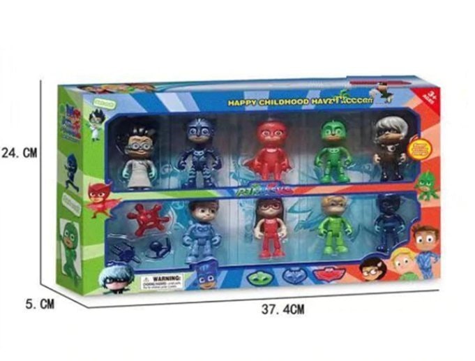 Pj Masks Pyjamashjältarna Figurer Leksaker Deluxe + Box