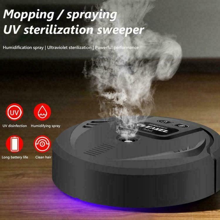 Smart automatisk robotdammsugare UV Desinfektion Moppning