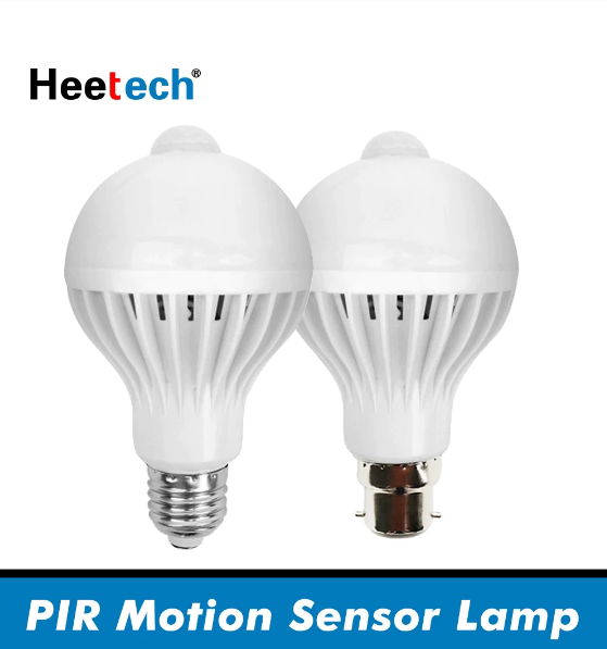 Sensor Lampa Motion Sensor LED Glödlampa E27 5W 7W 9W 110V 220V Led-lampa Trapphallen Rörelse Lampa Detection Nattlampa