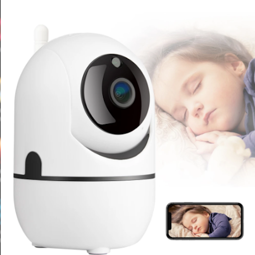 Smart Mini Baby Monitor IP-kamera Auto Tracking HD 1080p Inomhus Trådlös Wifi-kamera Säkerhetsövervakning CCTV-kamera