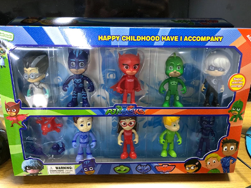 Pj Masks Pyjamashjältarna Figurer Leksaker Deluxe + Box