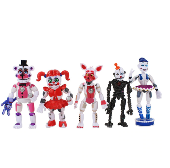 5-Pack Five Nights At Freddy's Figurer Deluxe Set