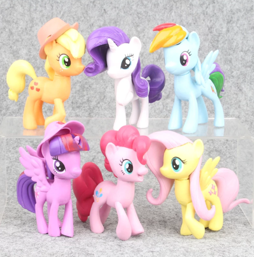 6-pack My Little Pony Deluxe Figurer Set