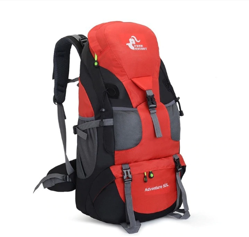 50L Camping Ryggsäck Backpack Hiking Vattentät Trekking Bag Man/Woman Outdoor Travel Rucksack Cykling Mountaineering