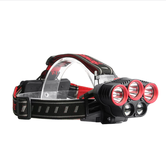 Kraftfull 50000 Lumens 5X XML T6 LED Pannlampa USB Headlight Flashlight Super Bright 4 Mode