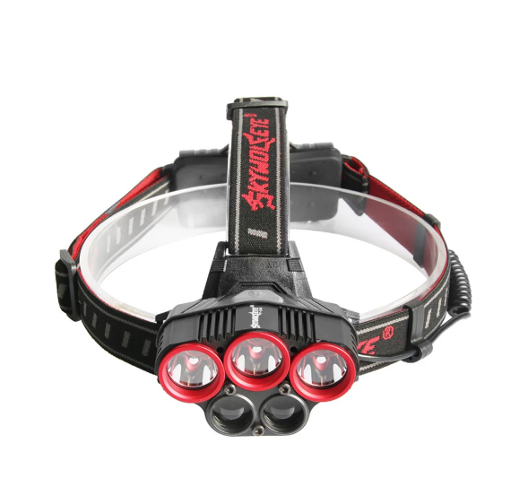 Kraftfull 50000 Lumens 5X XML T6 LED Pannlampa USB Headlight Flashlight Super Bright 4 Mode