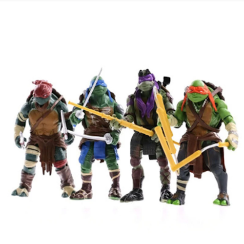 4-Pack Ninja Turtles TMNT Deluxe