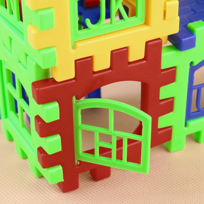 24st Byggstenar Byggleksaker Konstruktion Utvecklingsleksaker 3D Tegelstenar GYH