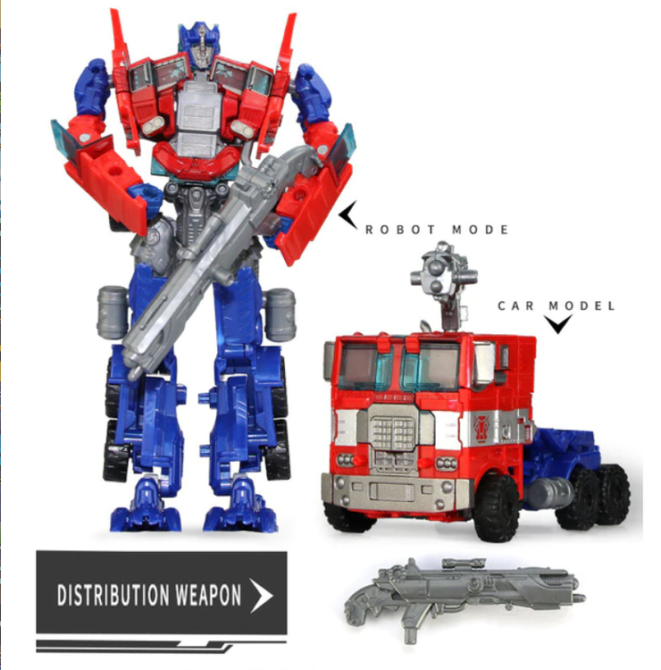 Transformers Figurer Optimus Prime Bubble Tank Police Robot