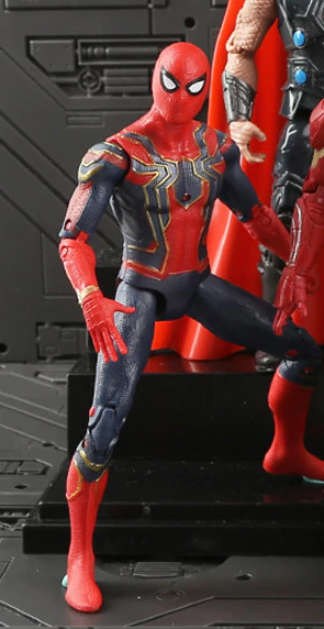 Marvel Deluxe Set Avengers Actionfigurer Iron Man Spider Man Hulk Thanos mm
