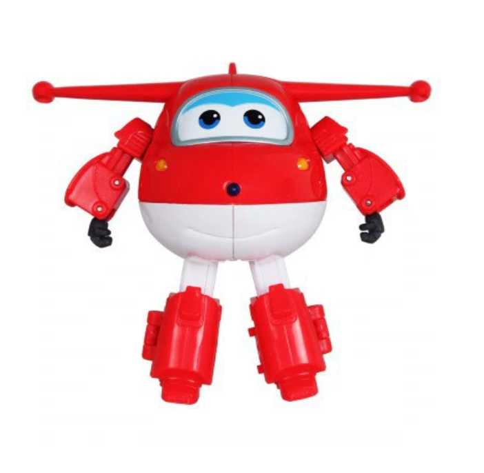 ABS Mästerflygarna Leksak Figur Flygplan Actionfigurer Robot Transformation Anime - Jet