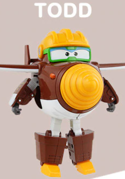 ABS Mästerflygarna Leksak Figur Flygplan Actionfigurer Robot Transformation Anime - Todd