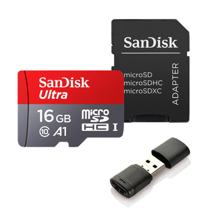 Sandisk Ultra Micro Minneskort - 16 GB - | Fynd24