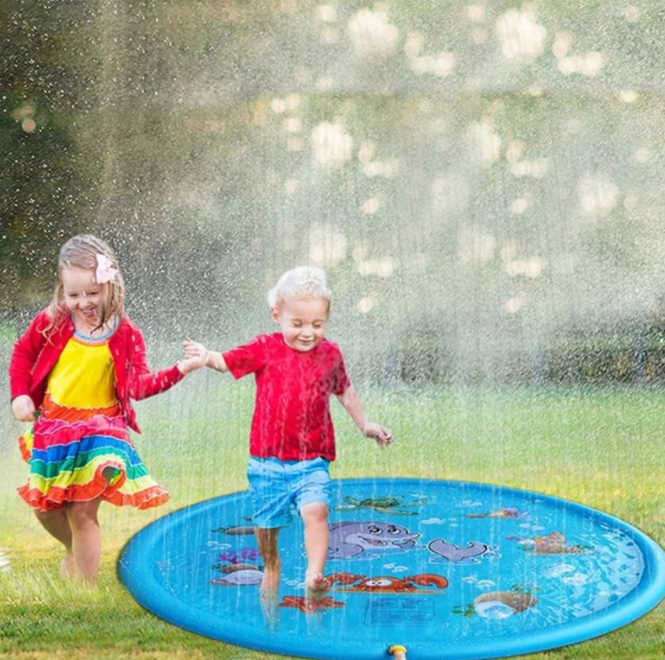 Sommar Barn Vatten Spel Lekmatta Barn Utomhus Vattenmatta För Barn Pool Spel Leksak Vatten Leksaker