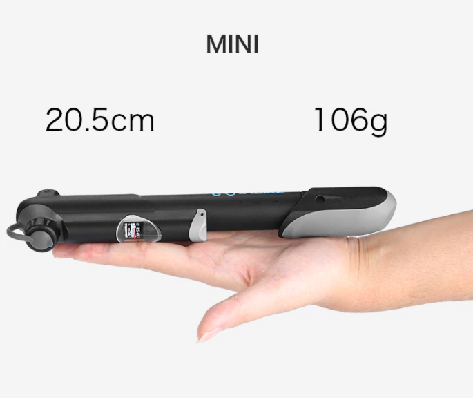 INBIKE Bärbar Cykelpump Mini Handpump Cykling Luftpump Däck Uppblåsare Schrader Presta Valve MTB Mountainbike pump