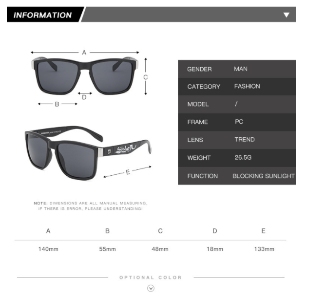 Klassiska Solglasögon Unisex – UV400
