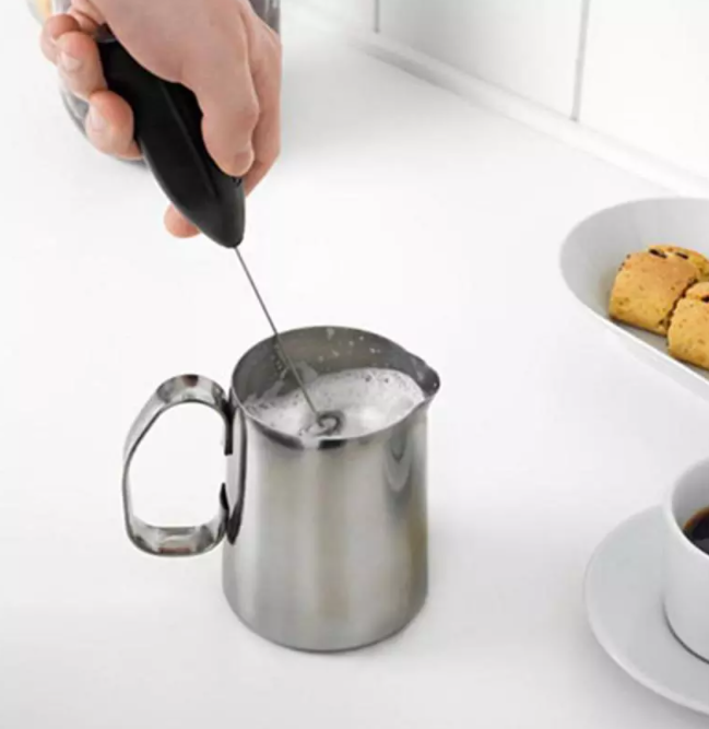 Handhållen Rostfritt Stål Espresso Cappucino Latte Maker Mjölkskummare Rörare Kaffemjölkskummare Skummande Mixer Kök Verktyg Bakning