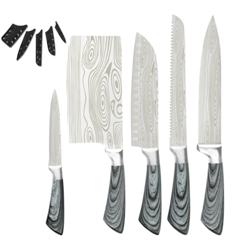5-Pack Högkvalitativa Japanska Sashimi Knivar