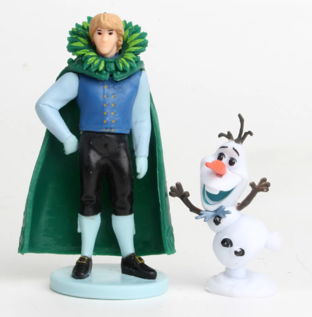 5-Pack Disney Frozen 2 Snow Queen Elsa Anna Olaf Kristoff Sven Anime Leksak Figurer