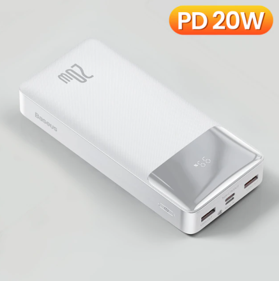 Kraftfull Powerbank 20W 30000mAh bärbar laddning extern batteriladdare