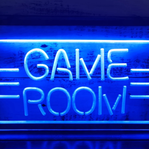 GAME ROOM BAR NEON LJUS LIGHT SKYLT SIGN NR