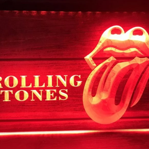 ROLLING STONES BAR NEON LJUS LIGHT SKYLT SIGN NR