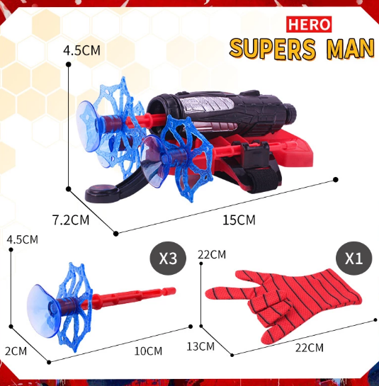 Spider-man Spindelmannen Wrist Launcher leksakspistol