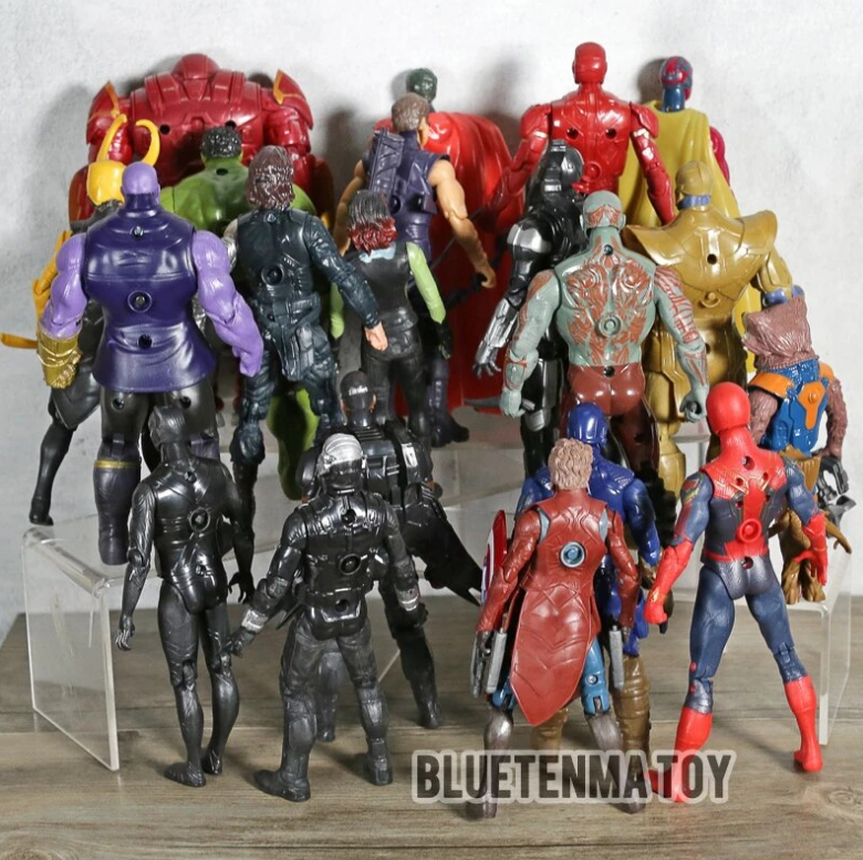 21-pack Marvel Deluxe figurer