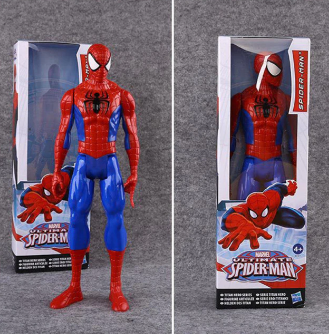 Spider Man Spindelmannen Deluxe figur + box