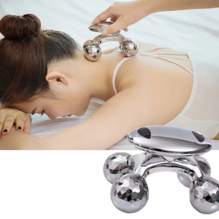 4D Roller Massage Solar Micro Current Massager Ansiktslyftning Stramning Kroppsbantning Formning Anti-celluliter Roller Skönhetsvård
