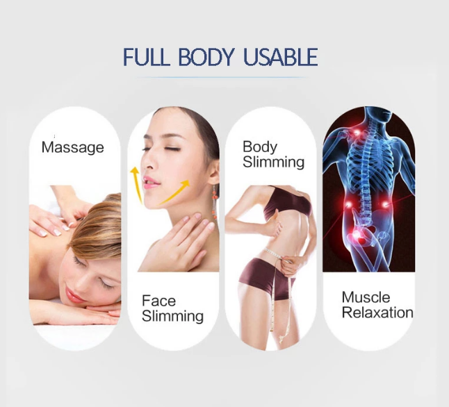 4D Roller Massage Solar Micro Current Massager Ansiktslyftning Stramning Kroppsbantning Formning Anti-celluliter Roller Skönhetsvård