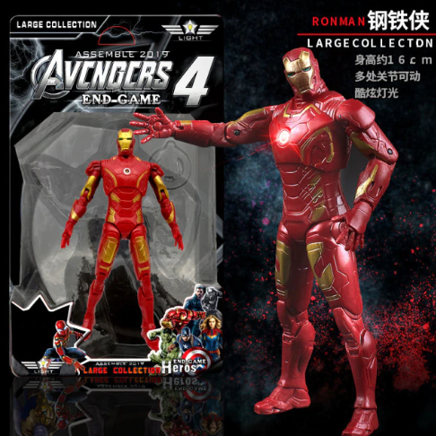 Iron Man Leksak Deluxe Action Figur
