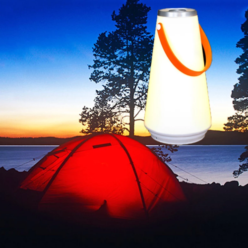 Bärbar Uppladdningsbar Campinglampa Nattlampa Bordslampa Arbetslampa One Touch USB