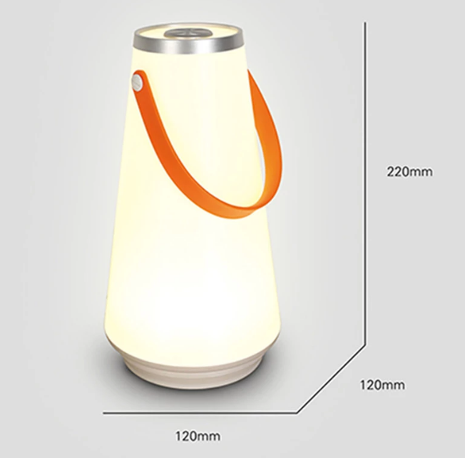 Bärbar Uppladdningsbar Campinglampa Nattlampa Bordslampa Arbetslampa One Touch USB