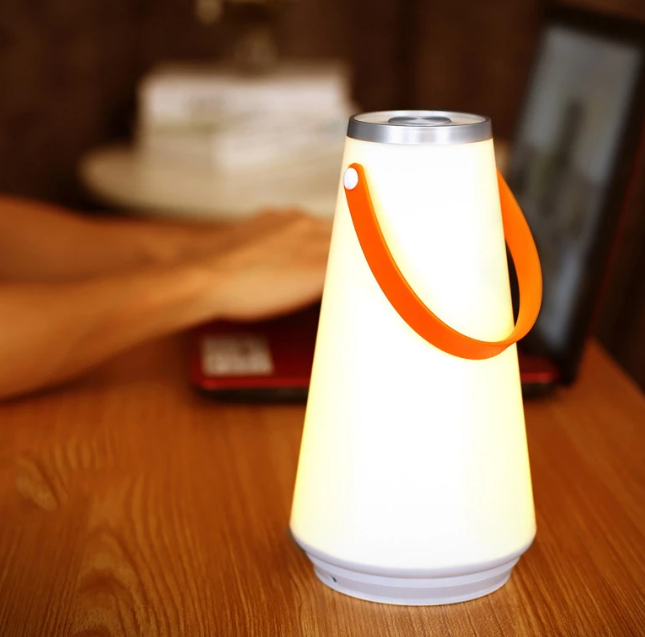 Bärbar Uppladdningsbar Campinglampa Nattlampa Bordslampa Arbetslampa One Touch USB