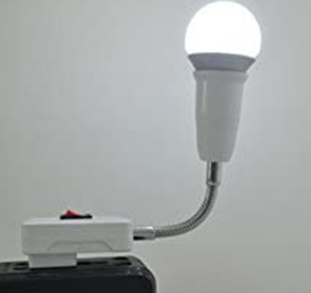 E27 EU-kontaktadapter Flexible med strömbrytare E27 Socket Lamp Base Socket Extra Lampa