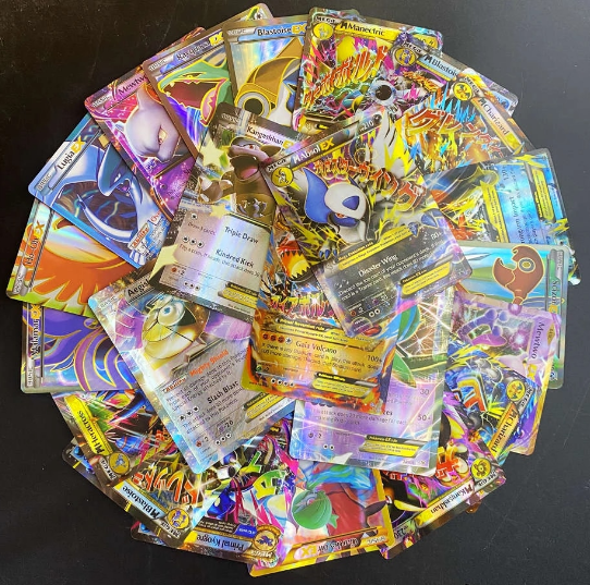 100 st Pokemon kort  (80EX, 20MEGA)